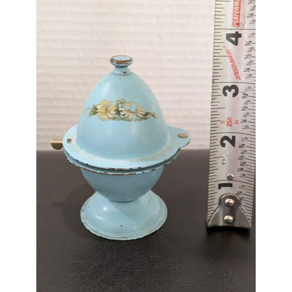Vintage Hand Painted Brass Jar Trinket Decor‎ - Picture 7 of 7